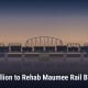Fostoria News Toledo rail bridge funding for rehab project at sunset.